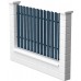 Garduri metalice verticale Y 115 (rotund/drept)